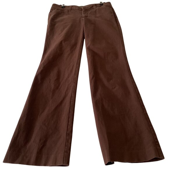 Lilly Pulitzer Brown Palm Beach Fit Bootcut Pants  4 - Picture 1 of 10